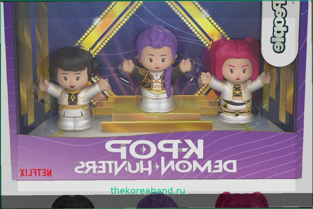 Коллекционные фигурки HUNTR/X и Saja Boys из «Охотников на демонов KPop»