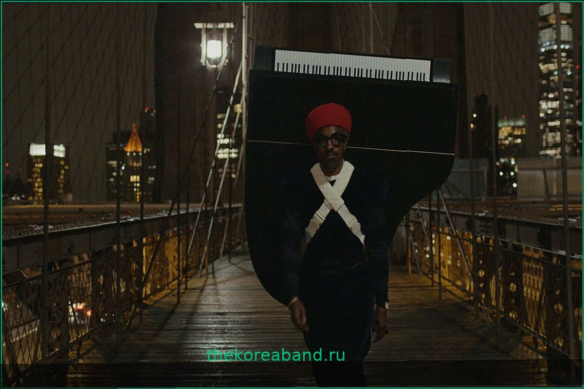 "The film follows André as he journeys to work, armed with a piano strapped to his back and a notebook full of sketches in hand": André 3000 has made a short film inspired by his 7 Piano Sketches EP